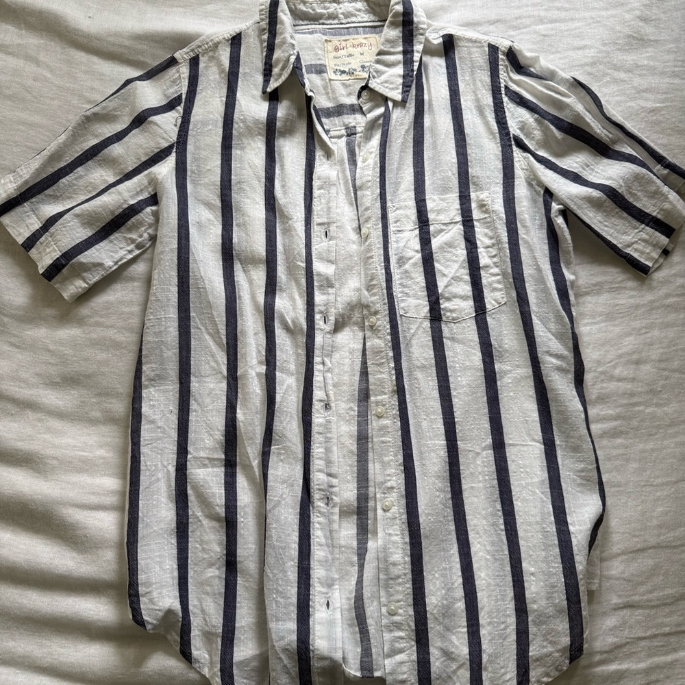 Striped Short Sleeve Shirt